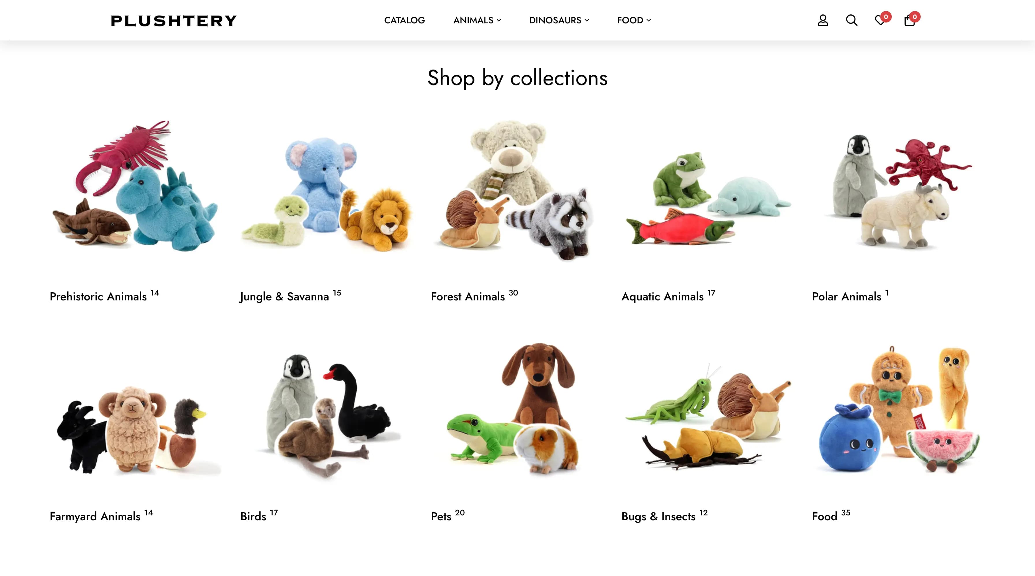 Plushtery plush toy product collection