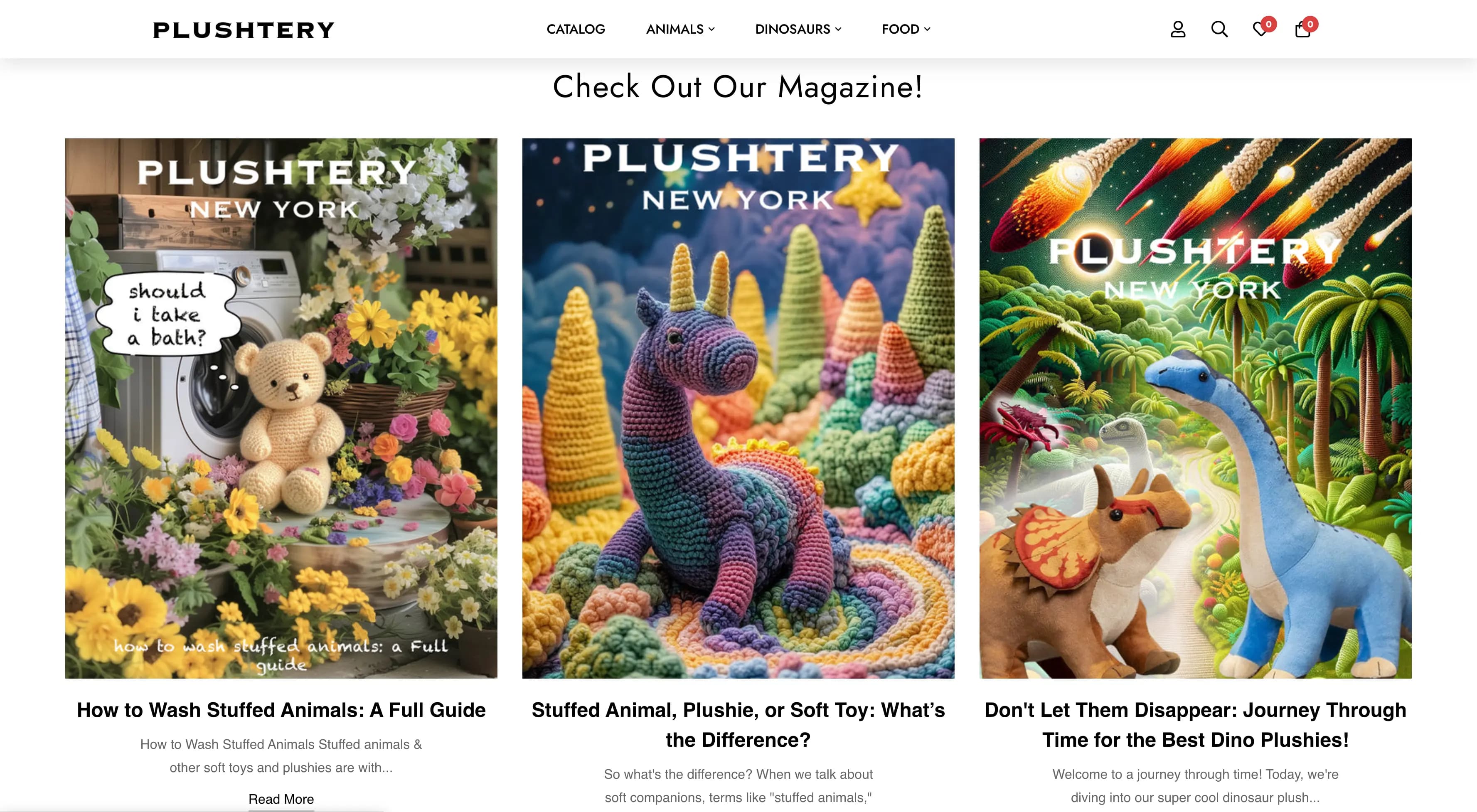 Plushtery plush toy product magazine